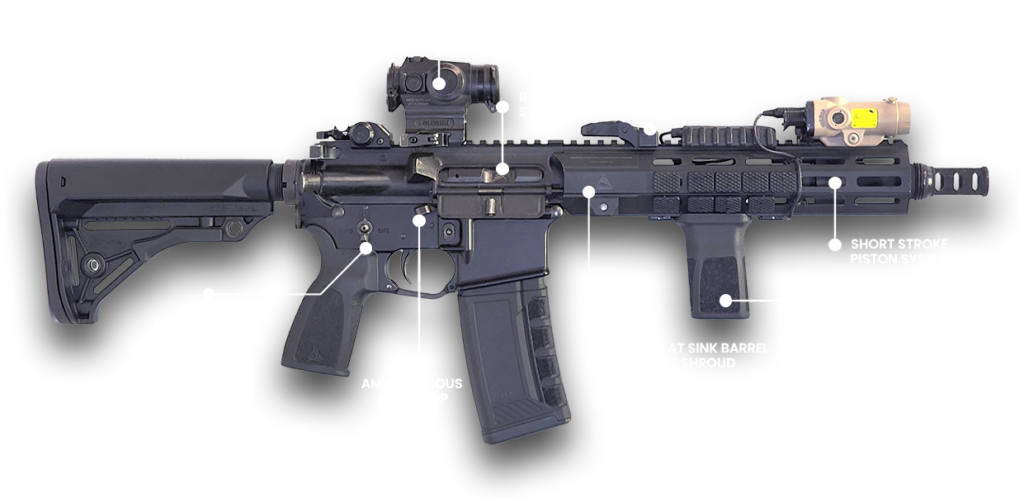 FERFRANS CQB Rifle | Compact 5.56mm Assault Weapon for Close Quarter Battle